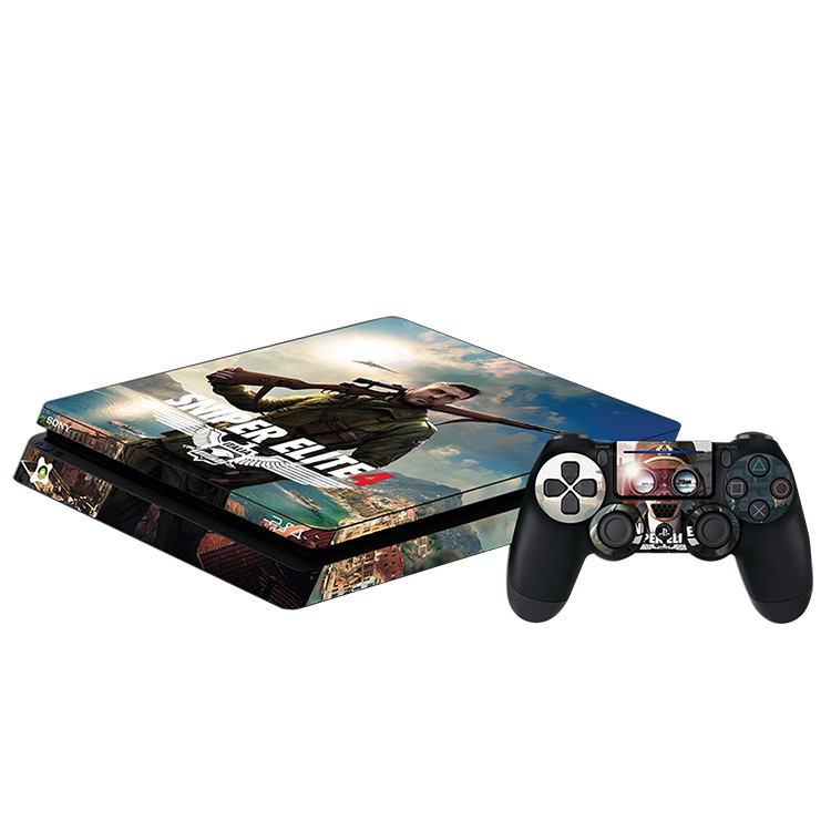 PlayStation 4 S Skin - Sniper Elite 4 کاور و برچسب